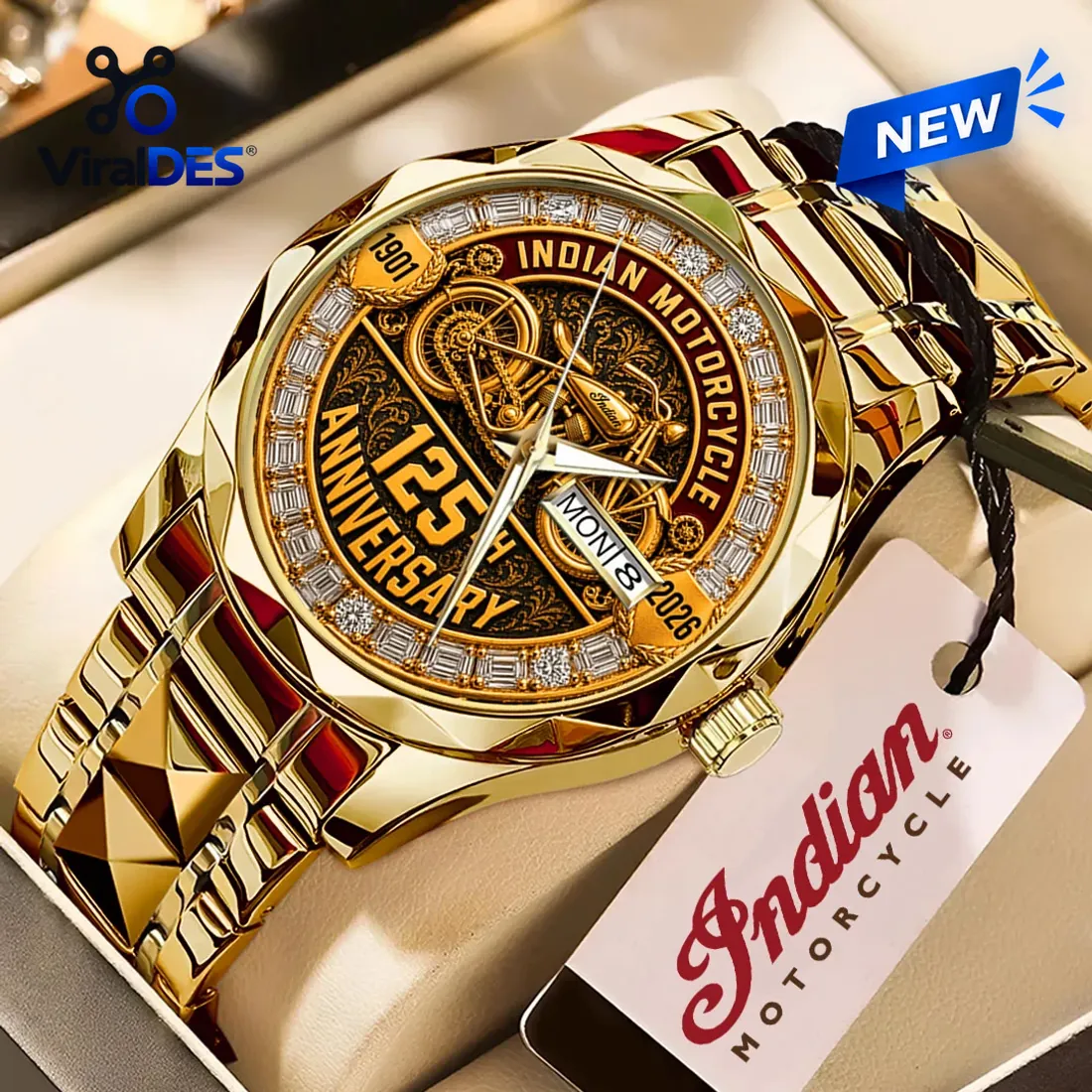 Indian Motorcycle 125th Anniversary Quartz Watch Indian Motorcycle 125th Anniversary Quartz Watch