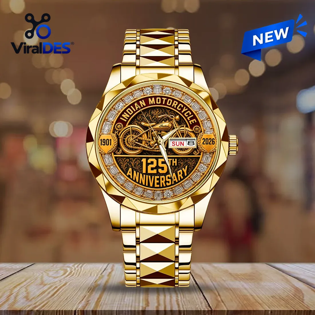 Indian Motorcycle 125th Anniversary Quartz Watch Indian Motorcycle 125th Anniversary Quartz Watch