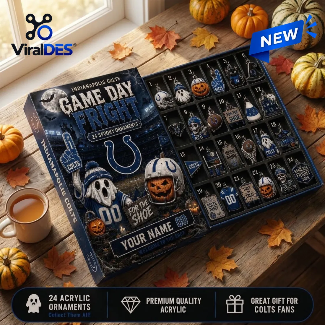Indianapolis Colts Game Day Fright Halloween Advent Calendar Indianapolis Colts Game Day Fright Halloween Advent Calendar
