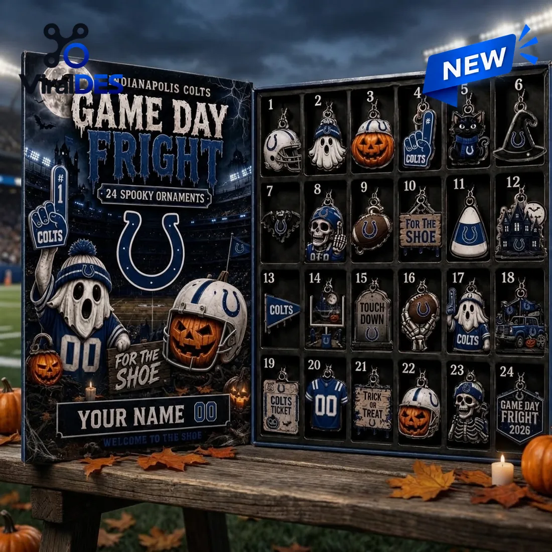 Indianapolis Colts Game Day Fright Halloween Advent Calendar Indianapolis Colts Game Day Fright Halloween Advent Calendar