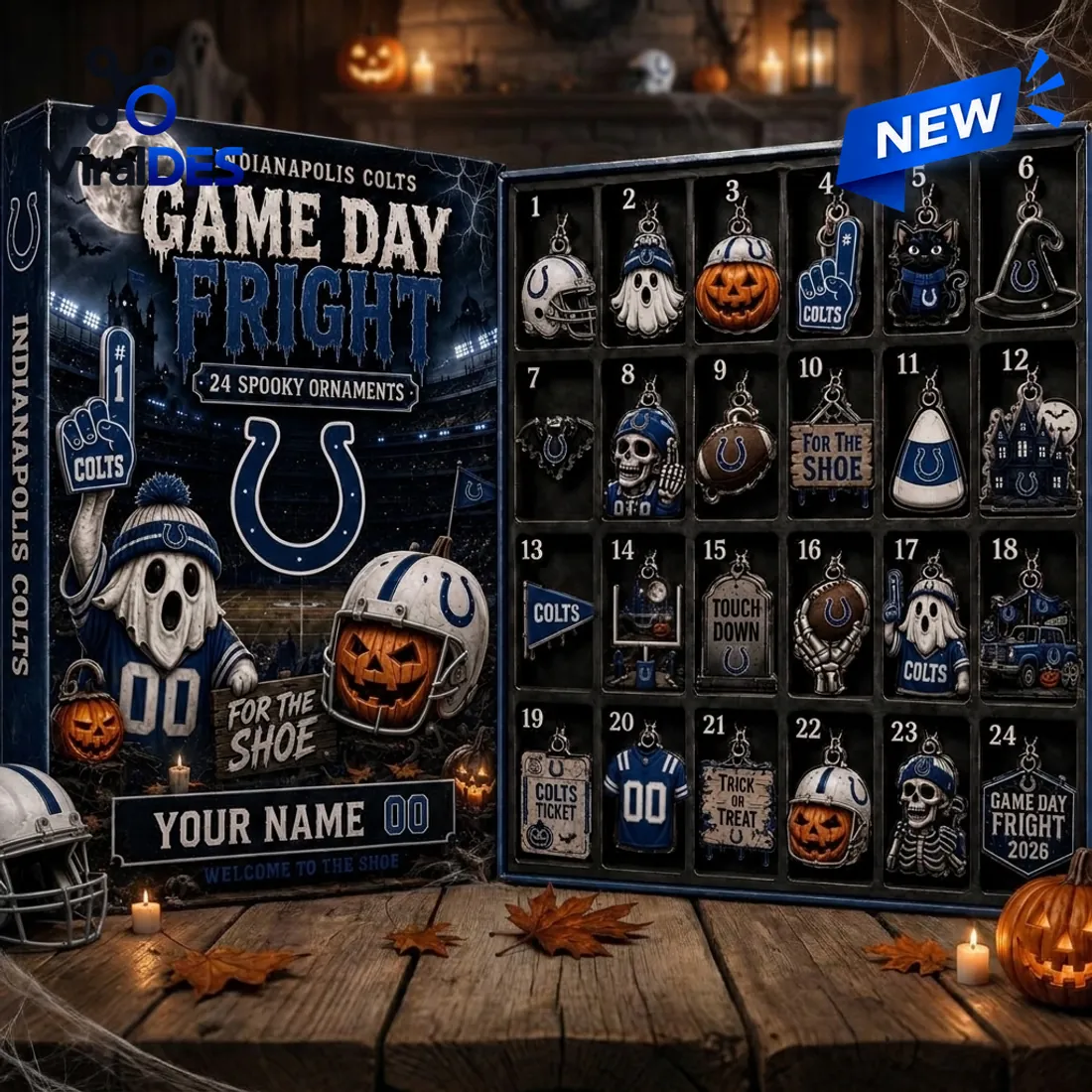 Indianapolis Colts Game Day Fright Halloween Advent Calendar Indianapolis Colts Game Day Fright Halloween Advent Calendar