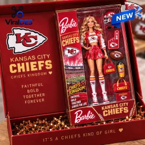 Barbie x Kansas City Chiefs Acrylic Plaque
