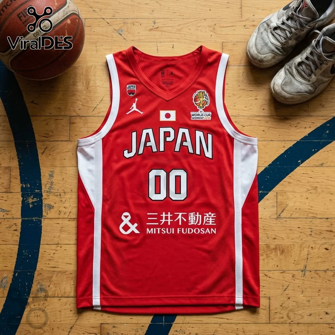 Japan Women’s National Basketball Team 2026 Red Replica Jersey Japan Women’s National Basketball Team 2026 Red Replica Jersey