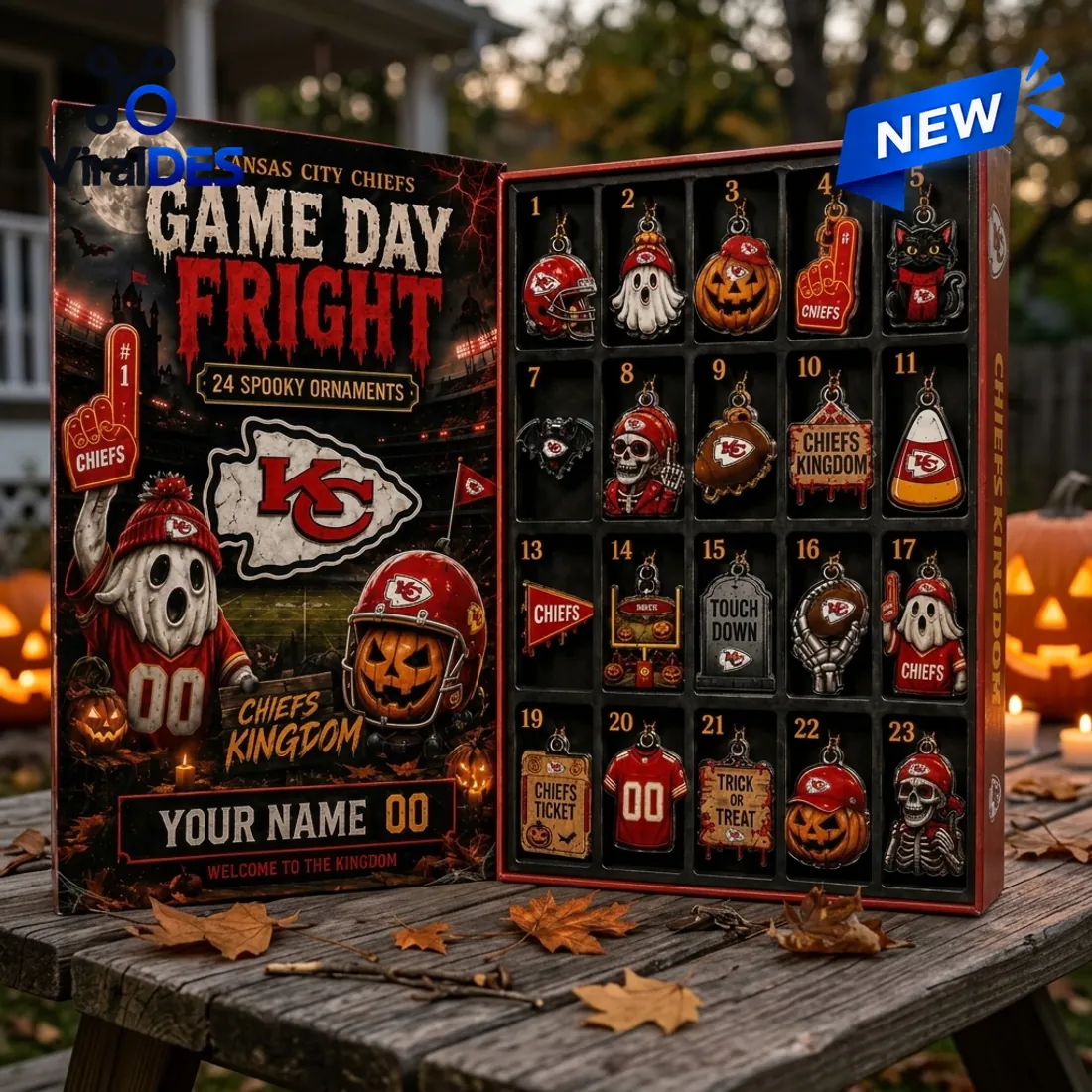 Kansas City Chiefs NFL Halloween Advent Calendar Kansas City Chiefs NFL Halloween Advent Calendar