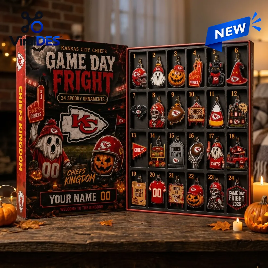 Kansas City Chiefs NFL Halloween Advent Calendar Kansas City Chiefs NFL Halloween Advent Calendar