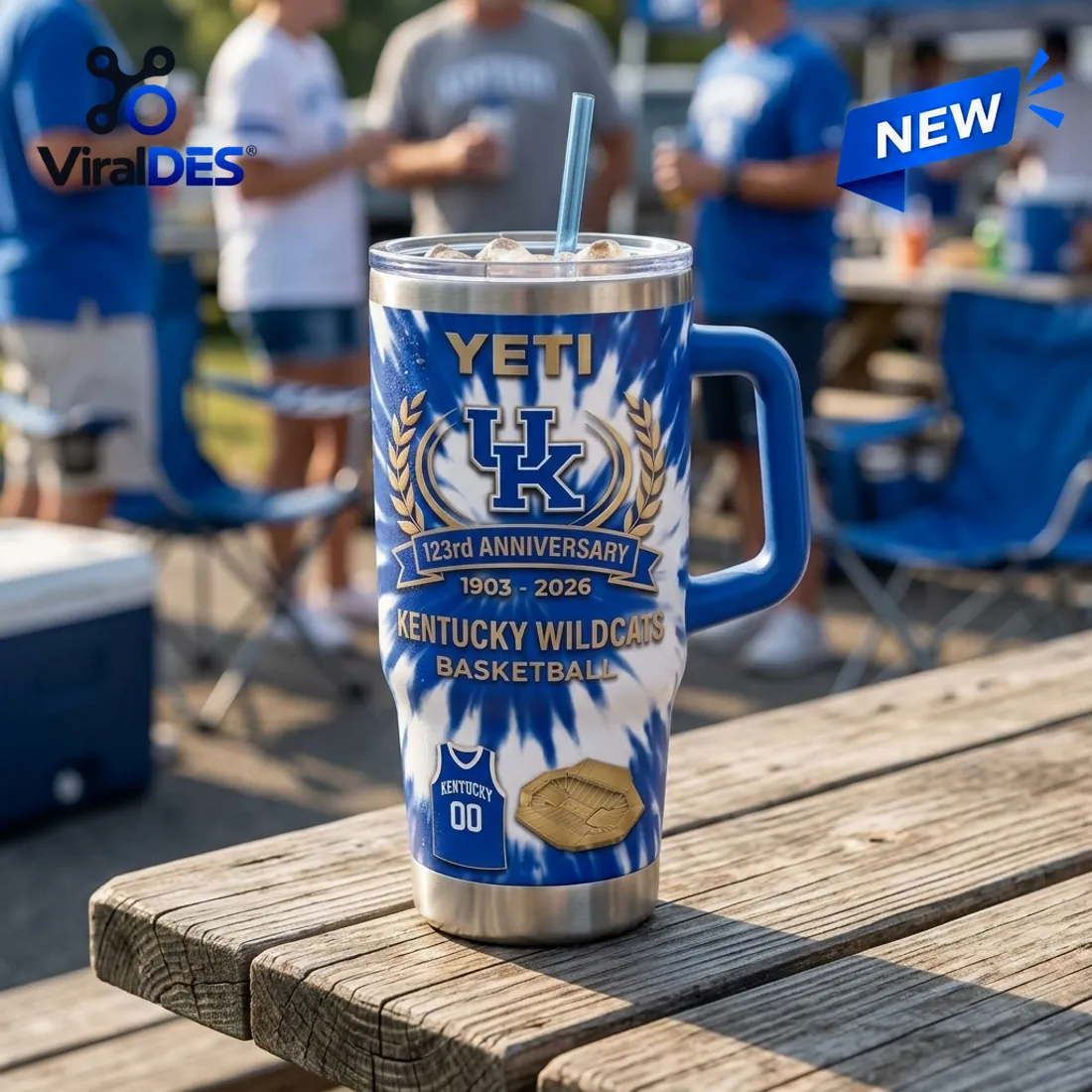 Kentucky Wildcats 123rd Anniversary Stanley Tumbler Kentucky Wildcats 123rd Anniversary Stanley Tumbler