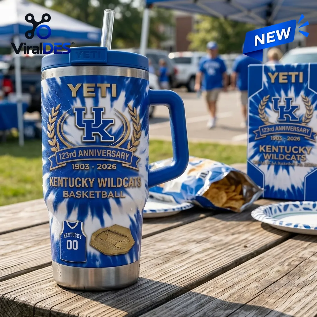 Kentucky Wildcats 123rd Anniversary Stanley Tumbler Kentucky Wildcats 123rd Anniversary Stanley Tumbler