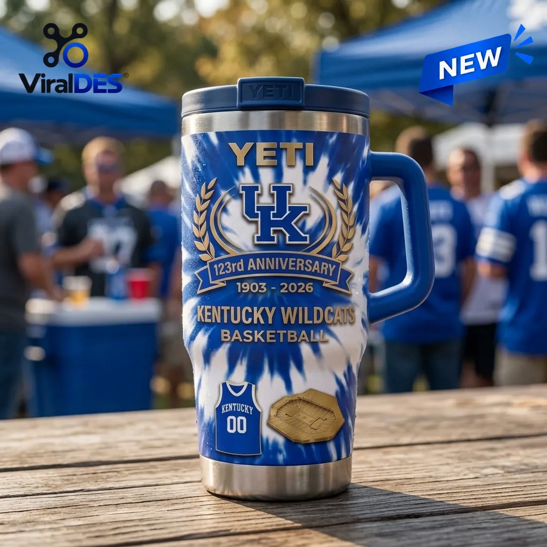 Kentucky Wildcats 123rd Anniversary Stanley Tumbler Kentucky Wildcats 123rd Anniversary Stanley Tumbler