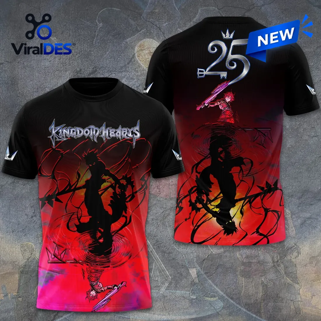 Kingdom Hearts 25th Anniversary Shirt Kingdom Hearts 25th Anniversary Shirt