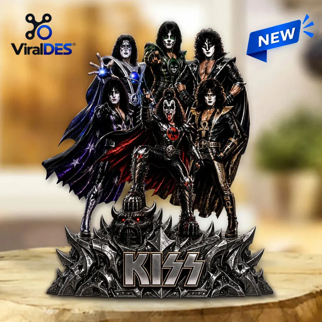 KISS Band Acrylic Plaque KISS Band Acrylic Plaque
