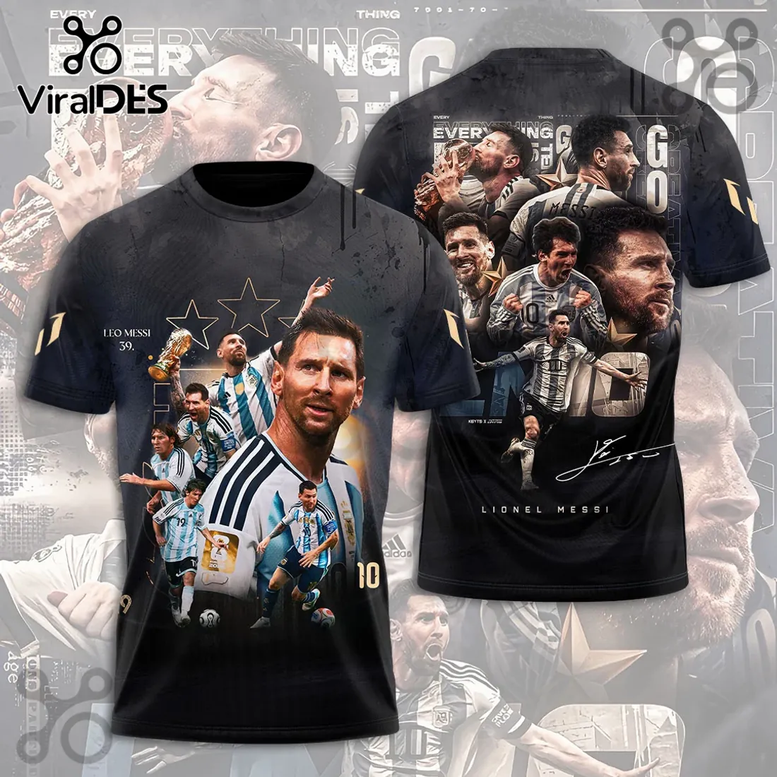 Lionel Messi Argentina World Cup Champion T-Shirt Lionel Messi Argentina World Cup Champion T-Shirt