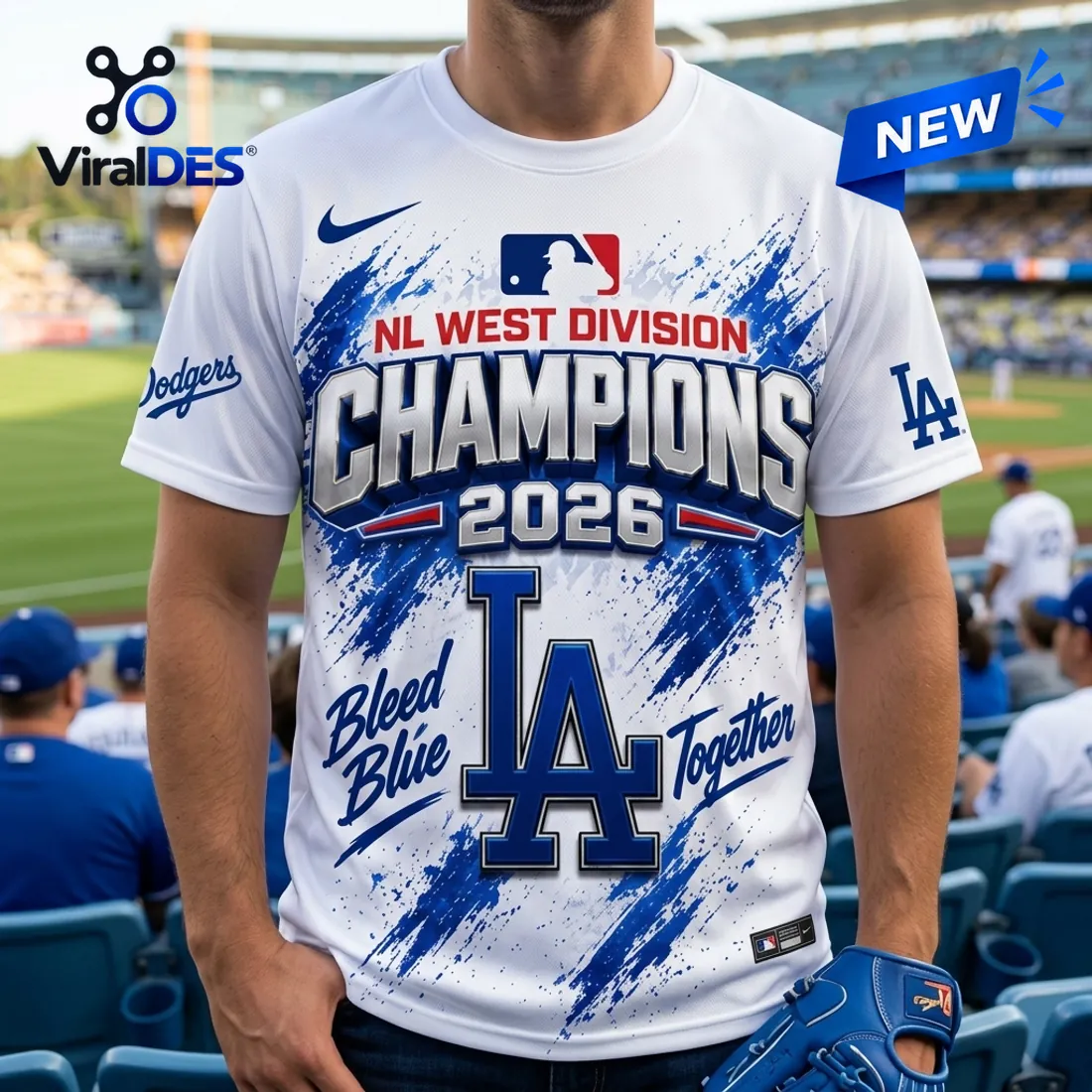 Los Angeles Dodgers 2026 NL West Division Champions Shirt Los Angeles Dodgers 2026 NL West Division Champions Shirt