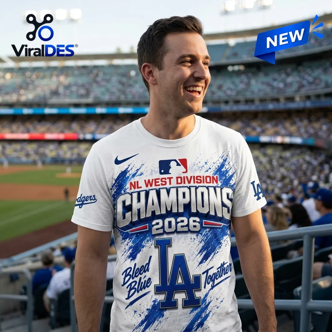 Los Angeles Dodgers 2026 NL West Division Champions Shirt Los Angeles Dodgers 2026 NL West Division Champions Shirt
