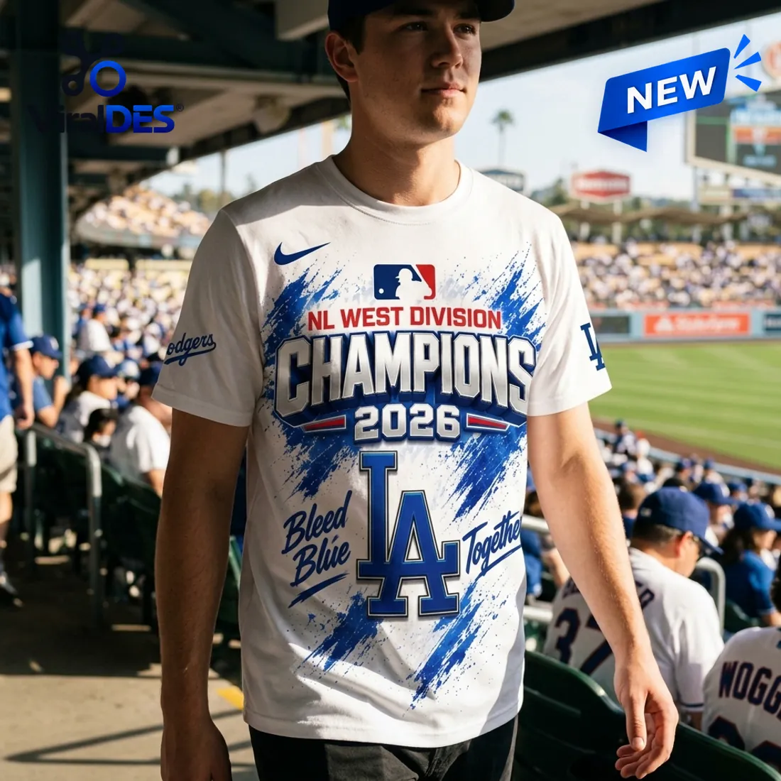Los Angeles Dodgers 2026 NL West Division Champions Shirt Los Angeles Dodgers 2026 NL West Division Champions Shirt