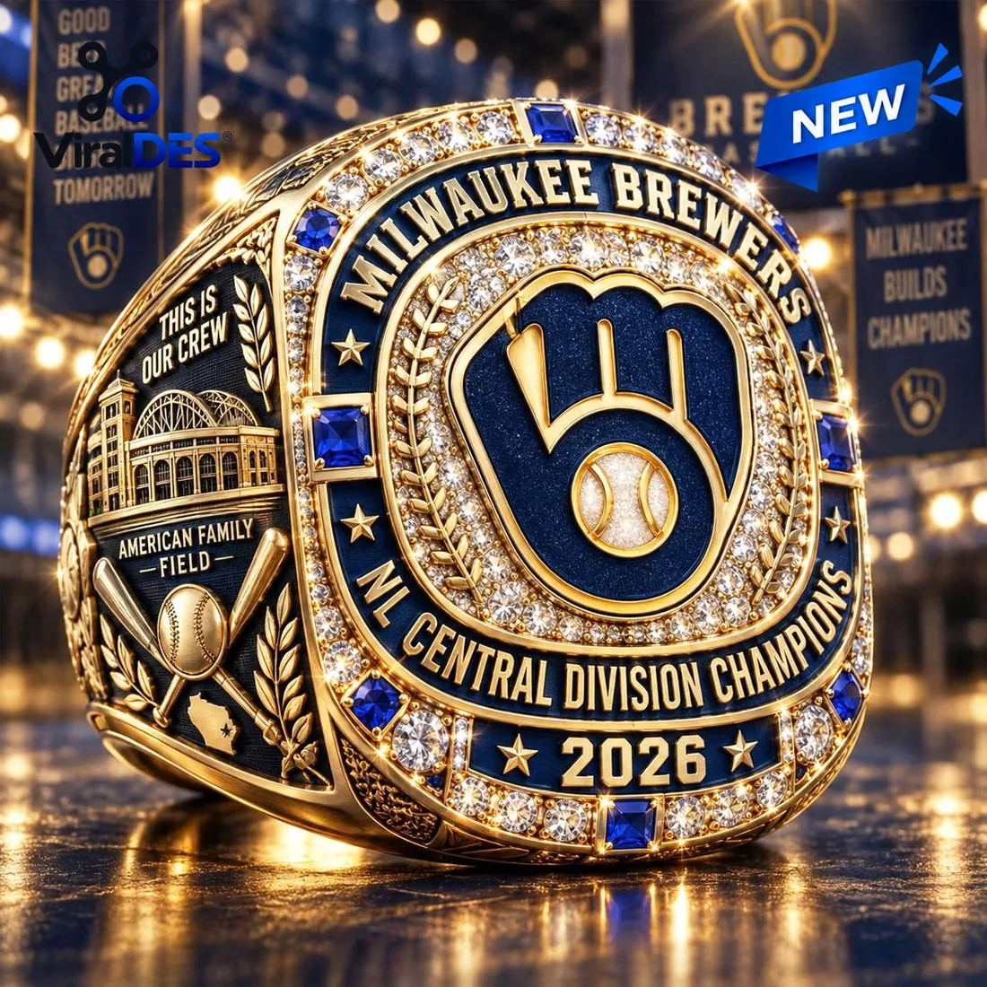 Milwaukee Brewers 2026 Championship Ring Milwaukee Brewers 2026 Championship Ring