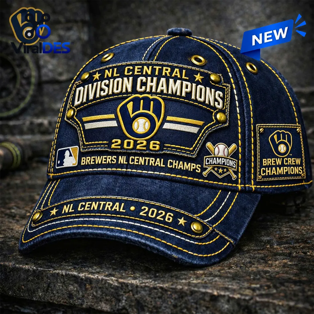 Milwaukee Brewers 2026 Division Champions Cap Milwaukee Brewers 2026 Division Champions Cap