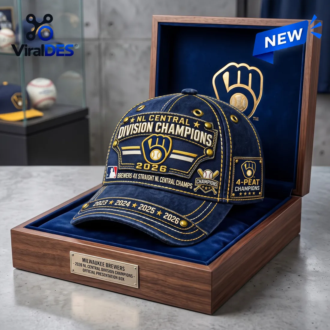 Milwaukee Brewers 2026 Division Champions Cap Milwaukee Brewers 2026 Division Champions Cap