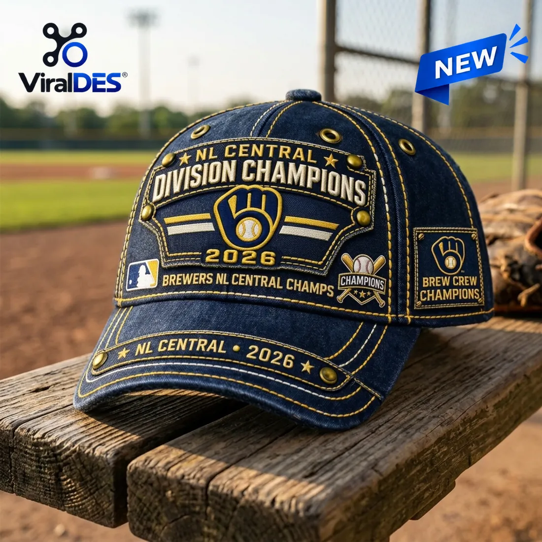 Milwaukee Brewers 2026 Division Champions Cap Milwaukee Brewers 2026 Division Champions Cap