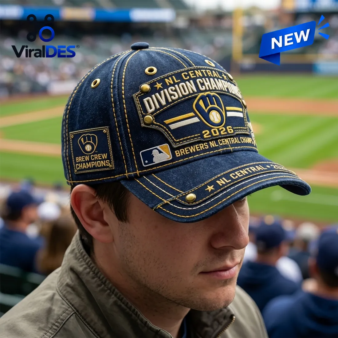 Milwaukee Brewers 2026 Division Champions Cap Milwaukee Brewers 2026 Division Champions Cap