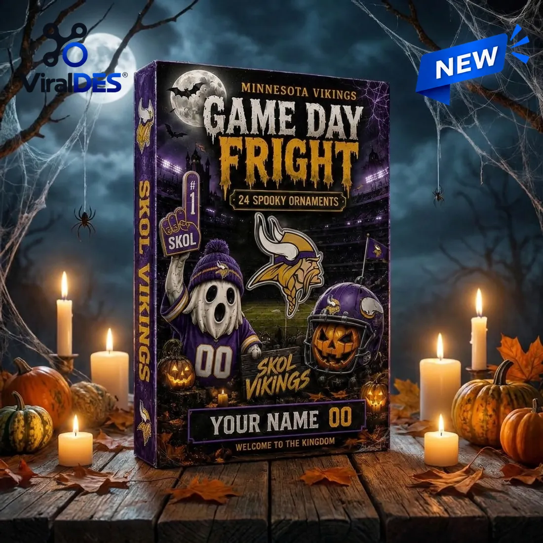 Minnesota Vikings Game Day Fright Halloween Advent Calendar Minnesota Vikings Game Day Fright Halloween Advent Calendar