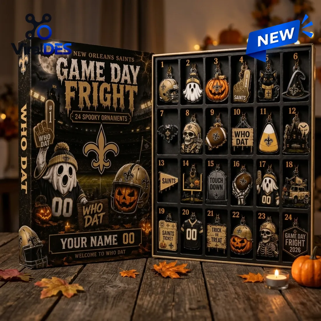 New Orleans Saints Halloween 2026 Advent Calendar New Orleans Saints Halloween 2026 Advent Calendar