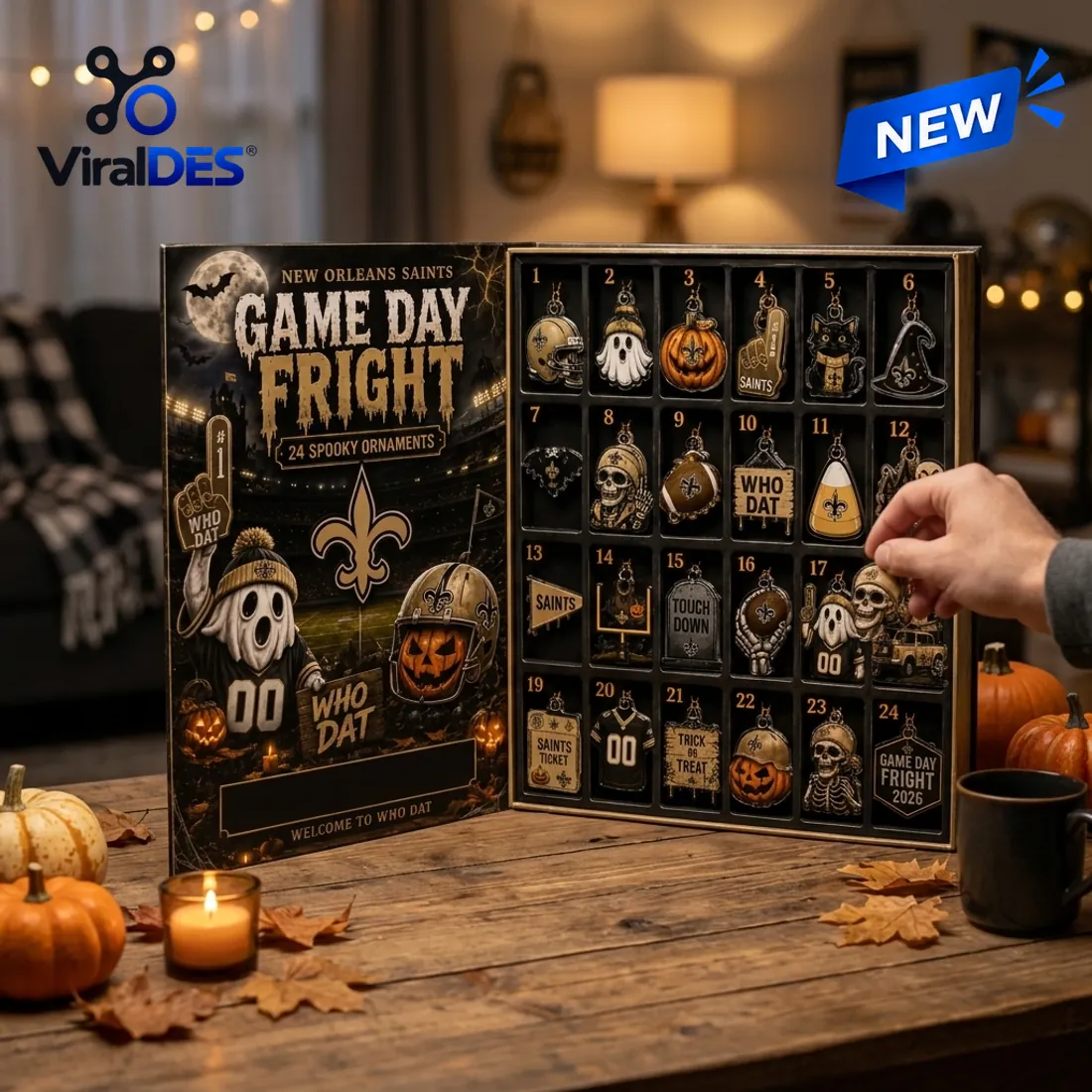 New Orleans Saints Halloween 2026 Advent Calendar New Orleans Saints Halloween 2026 Advent Calendar