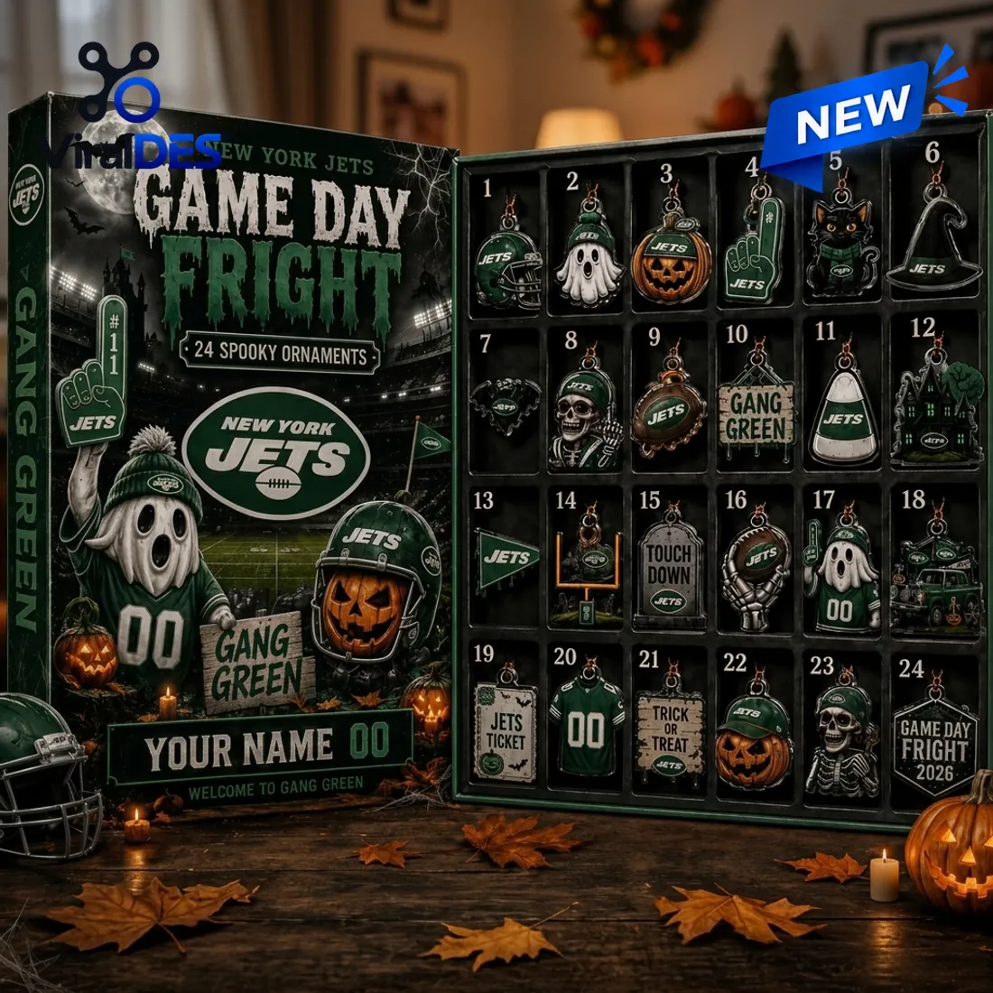 New York Jets Halloween Advent Calendar 2026 New York Jets Halloween Advent Calendar 2026