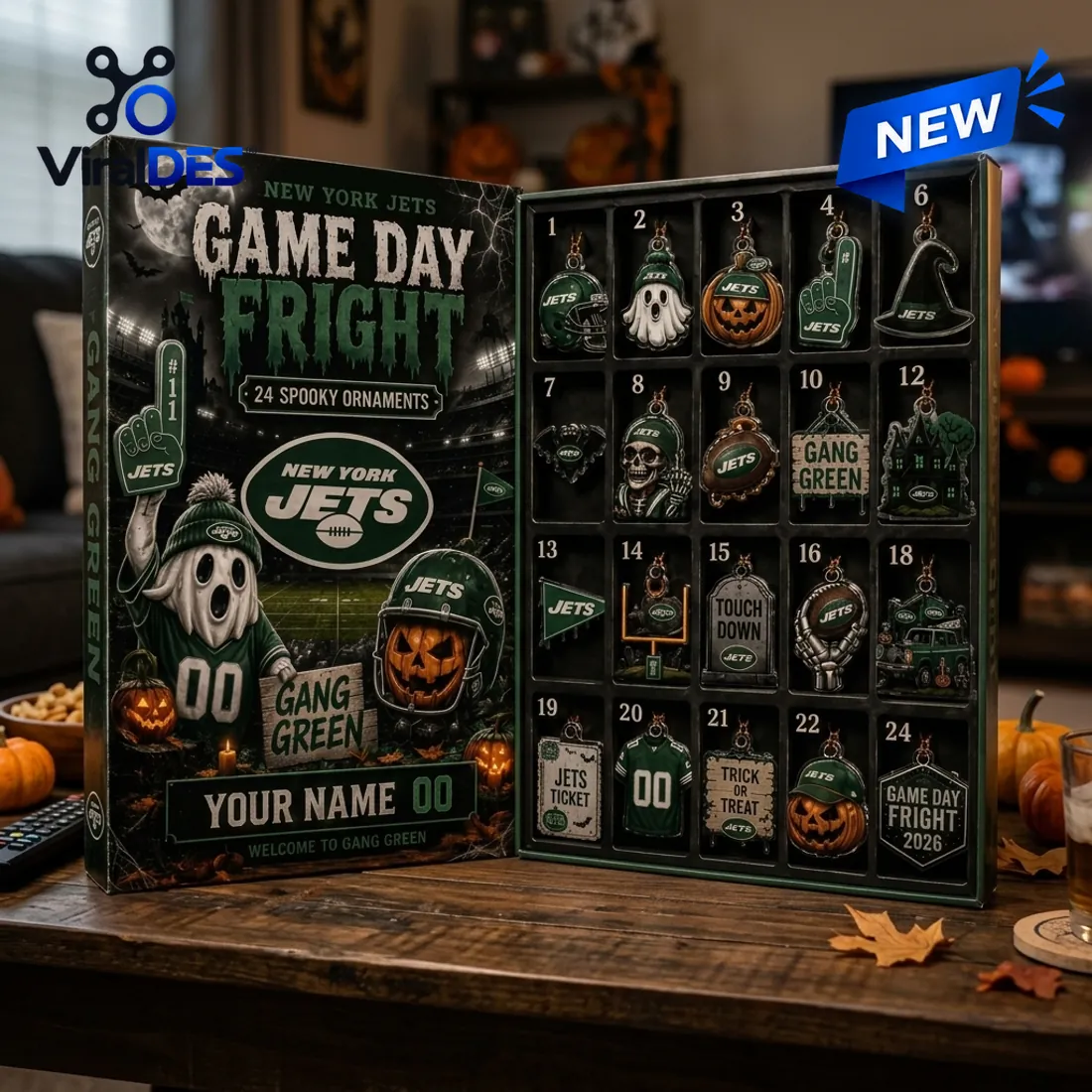 New York Jets Halloween Advent Calendar 2026 New York Jets Halloween Advent Calendar 2026