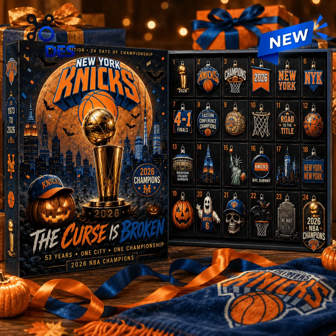 New York Knicks 2026 Champions Advent Calendar New York Knicks 2026 Champions Advent Calendar