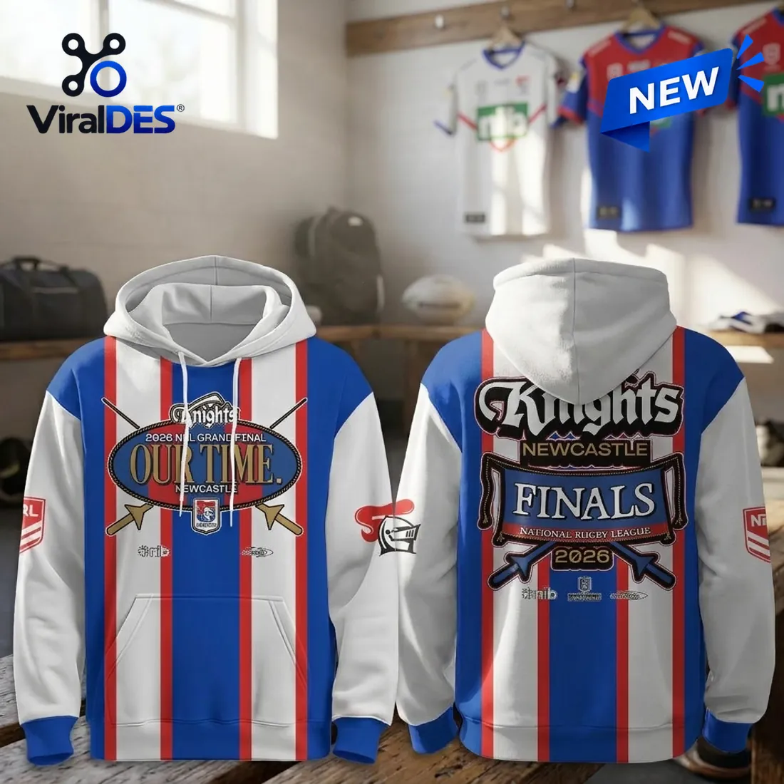 Newcastle Knights 2026 Grand Final Hoodie Newcastle Knights 2026 Grand Final Hoodie