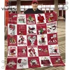 Personalized Snoopy Christmas Fleece Blanket Personalized Snoopy Christmas Fleece Blanket