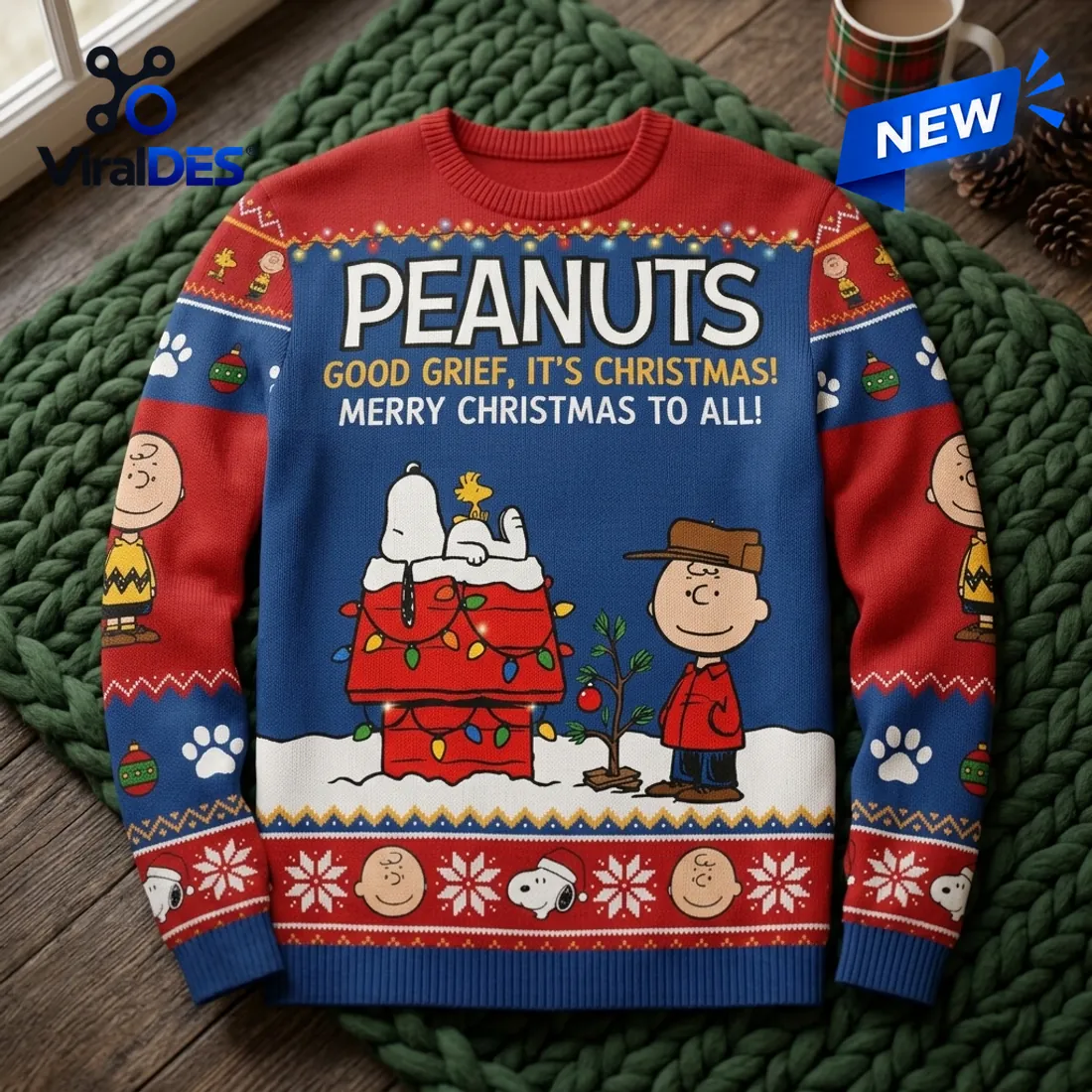 Peanuts Snoopy Christmas Ugly Sweater Peanuts Snoopy Christmas Ugly Sweater