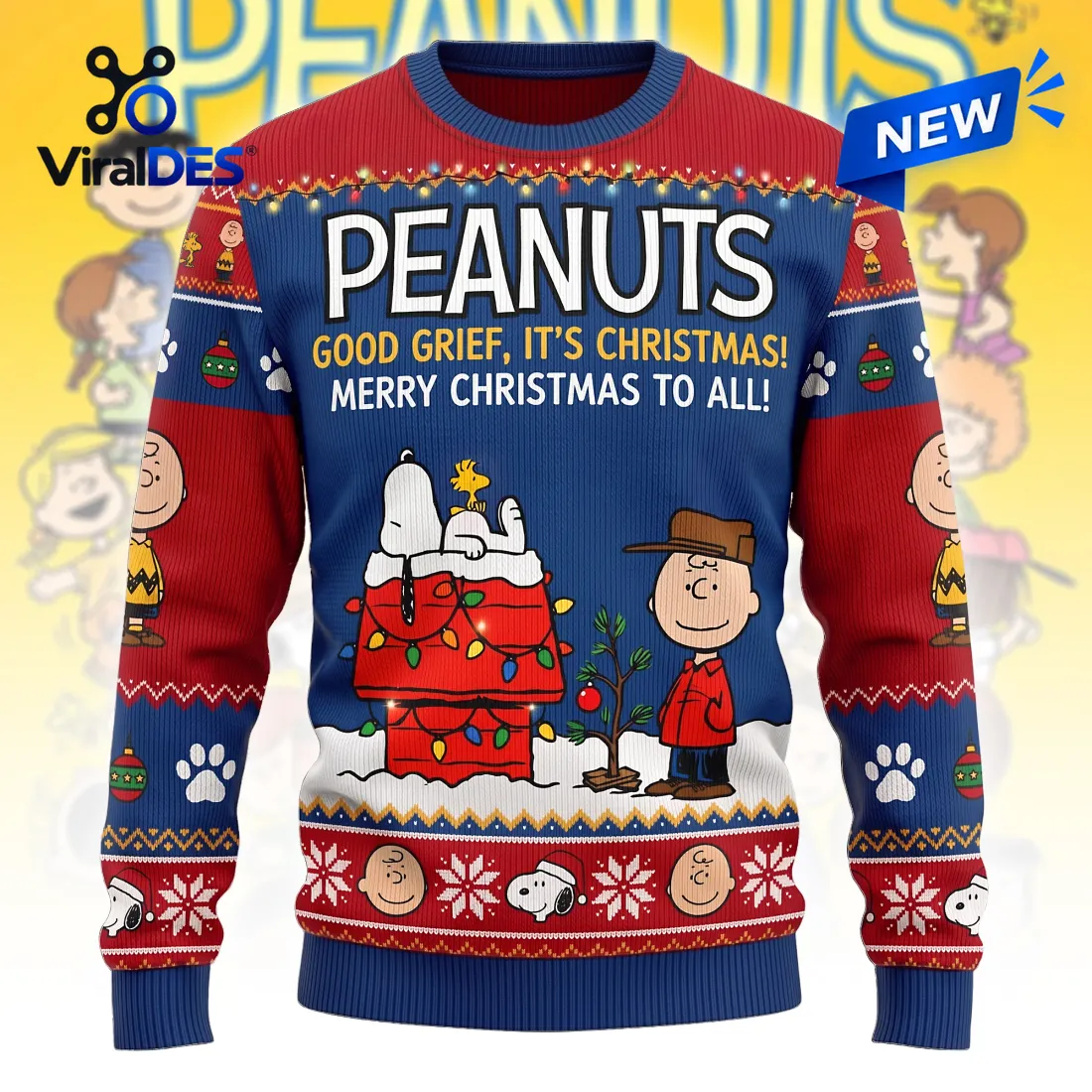 Peanuts Snoopy Christmas Ugly Sweater Peanuts Snoopy Christmas Ugly Sweater