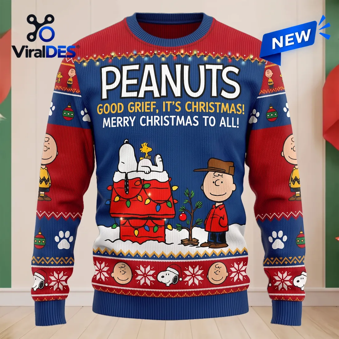 Peanuts Snoopy Christmas Ugly Sweater Peanuts Snoopy Christmas Ugly Sweater