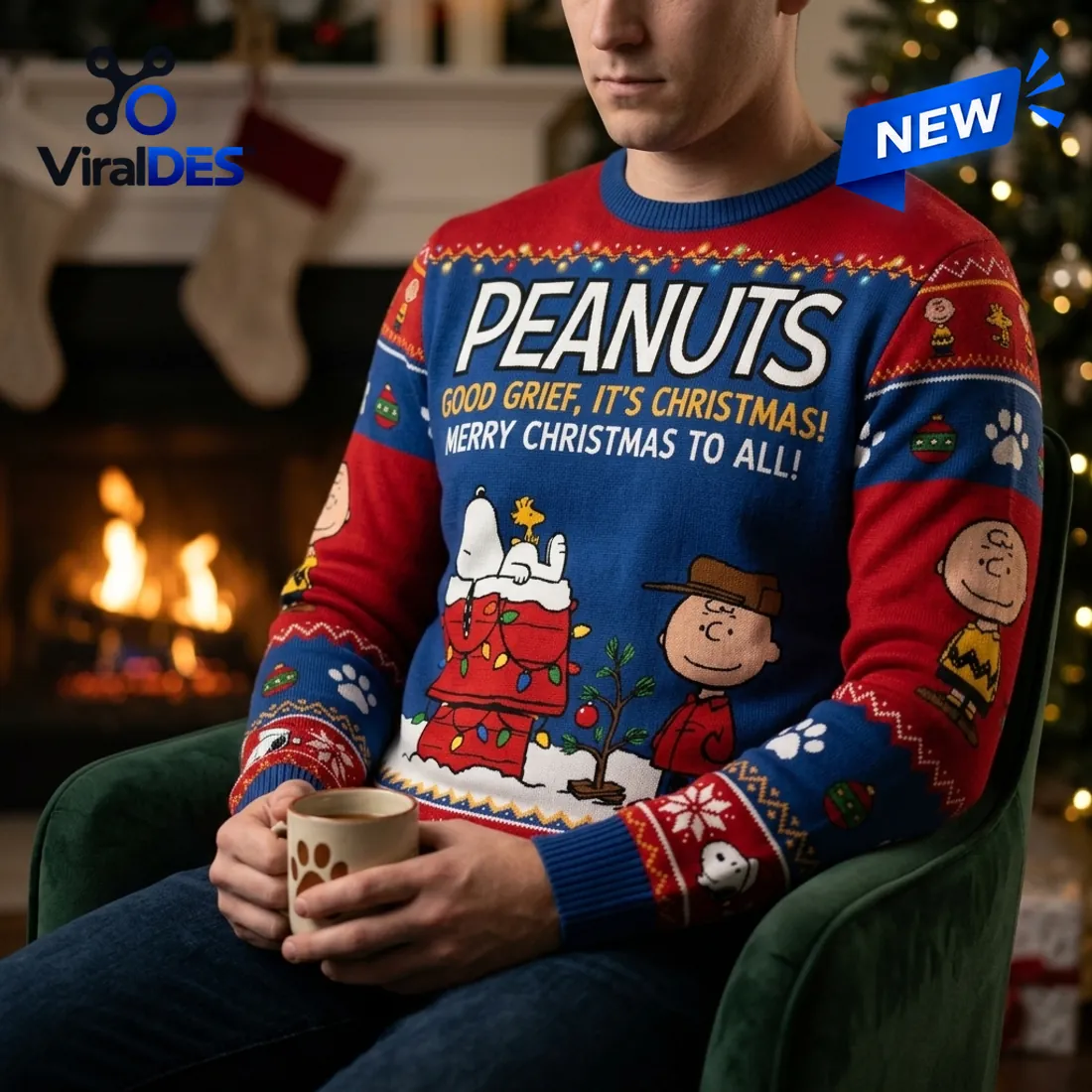 Peanuts Snoopy Christmas Ugly Sweater Peanuts Snoopy Christmas Ugly Sweater