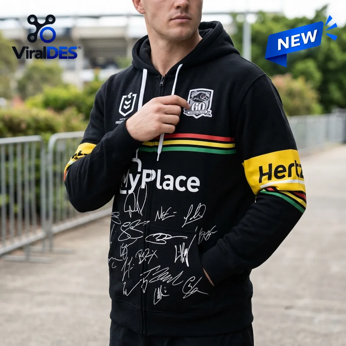 Penrith Panthers 2026 Black Signed Hoodie Penrith Panthers 2026 Black Signed Hoodie