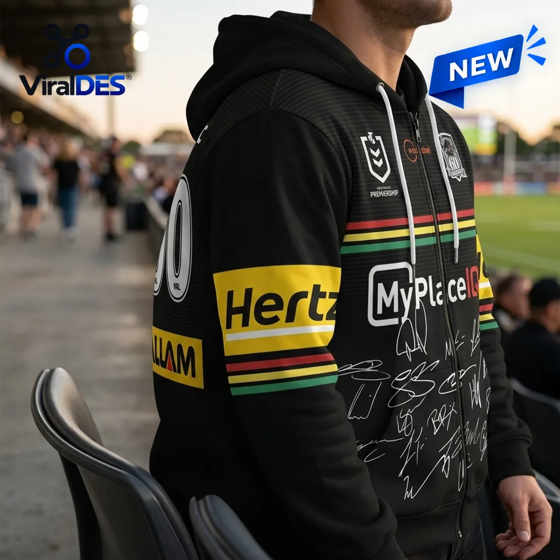 Penrith Panthers 2026 Black Signed Hoodie Penrith Panthers 2026 Black Signed Hoodie