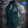 Detroit Lions Blue and Grey Two Tone Polo Shirt Detroit Lions Blue and Grey Two Tone Polo Shirt