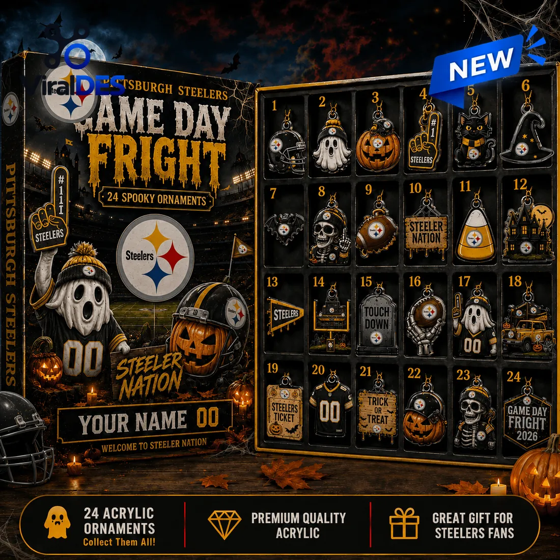 Pittsburgh Steelers Halloween 2026 Advent Calendar Pittsburgh Steelers Halloween 2026 Advent Calendar