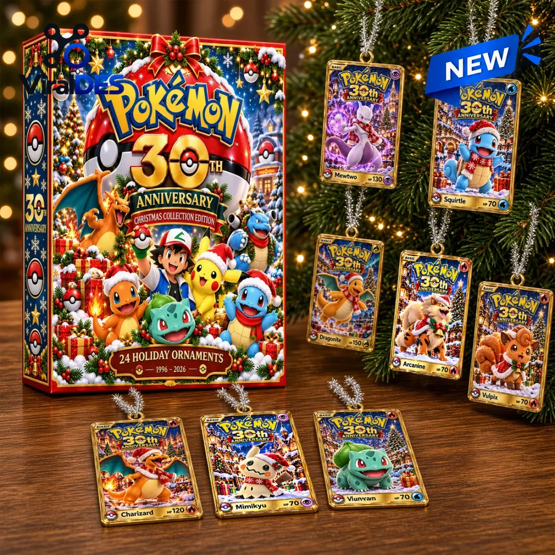Pokemon 30th Anniversary Christmas Holiday Advent Calendar Pokemon 30th Anniversary Christmas Holiday Advent Calendar