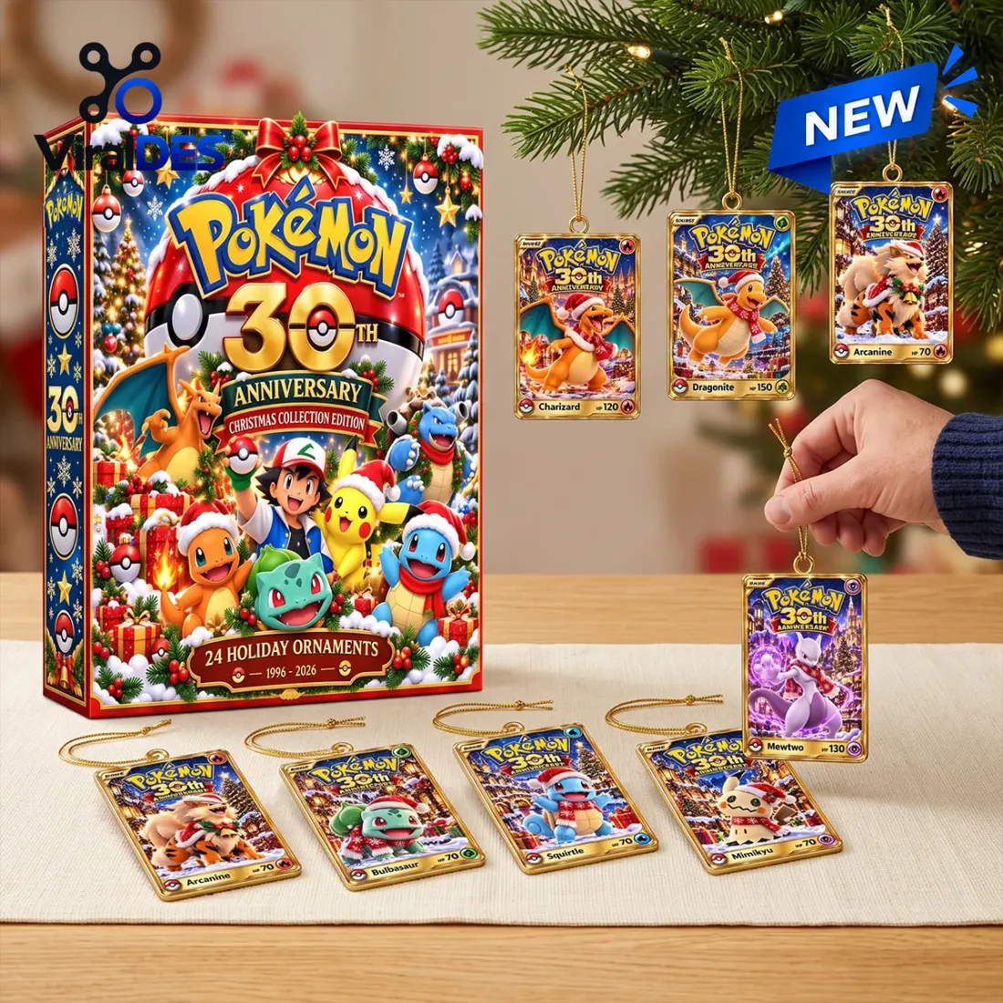 Pokemon 30th Anniversary Christmas Holiday Advent Calendar Pokemon 30th Anniversary Christmas Holiday Advent Calendar