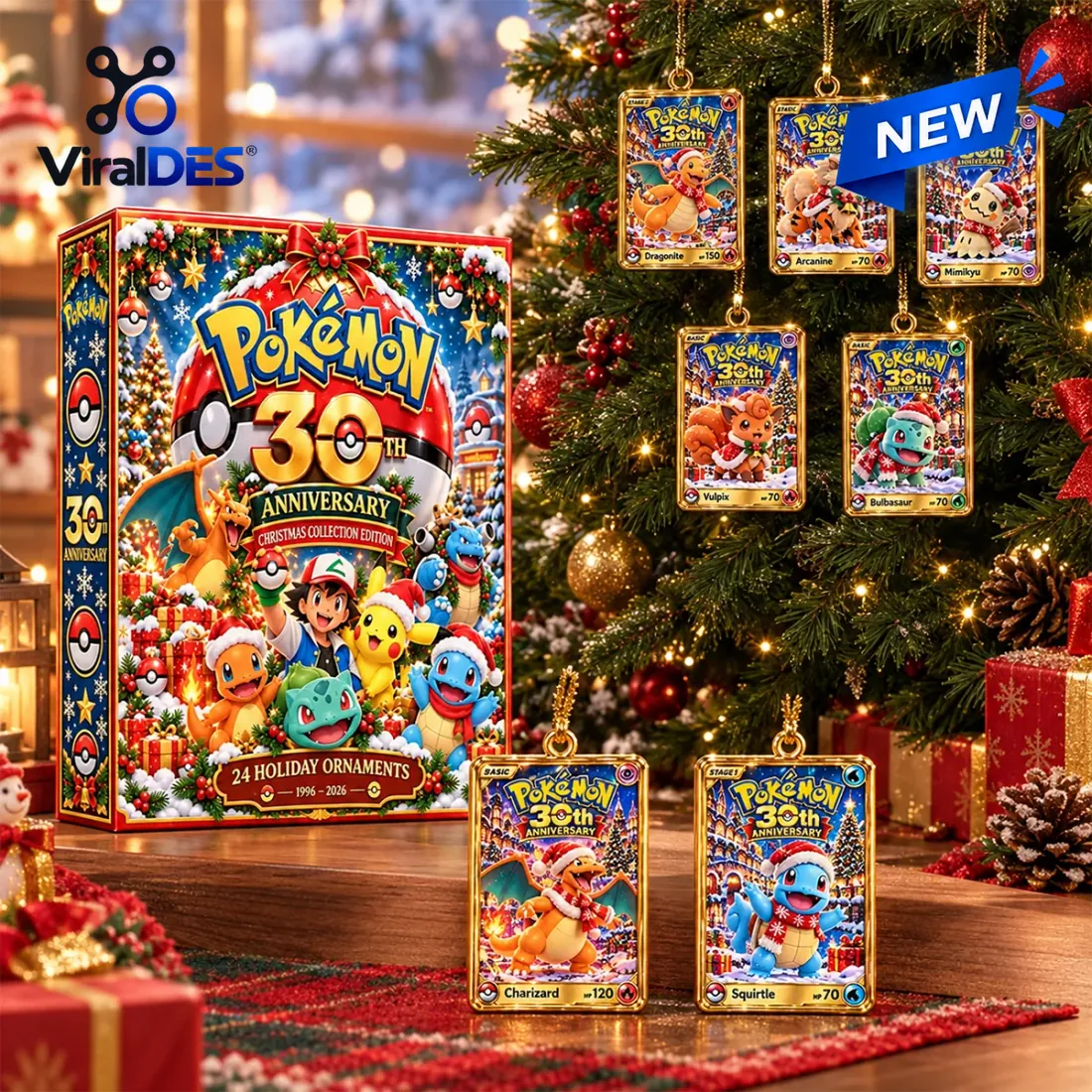 Pokemon 30th Anniversary Christmas Holiday Advent Calendar Pokemon 30th Anniversary Christmas Holiday Advent Calendar