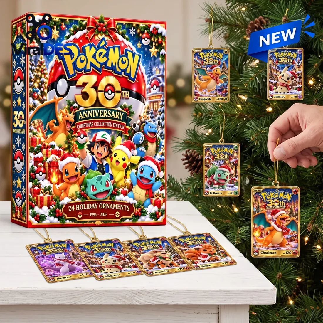 Pokemon 30th Anniversary Christmas Holiday Advent Calendar Pokemon 30th Anniversary Christmas Holiday Advent Calendar