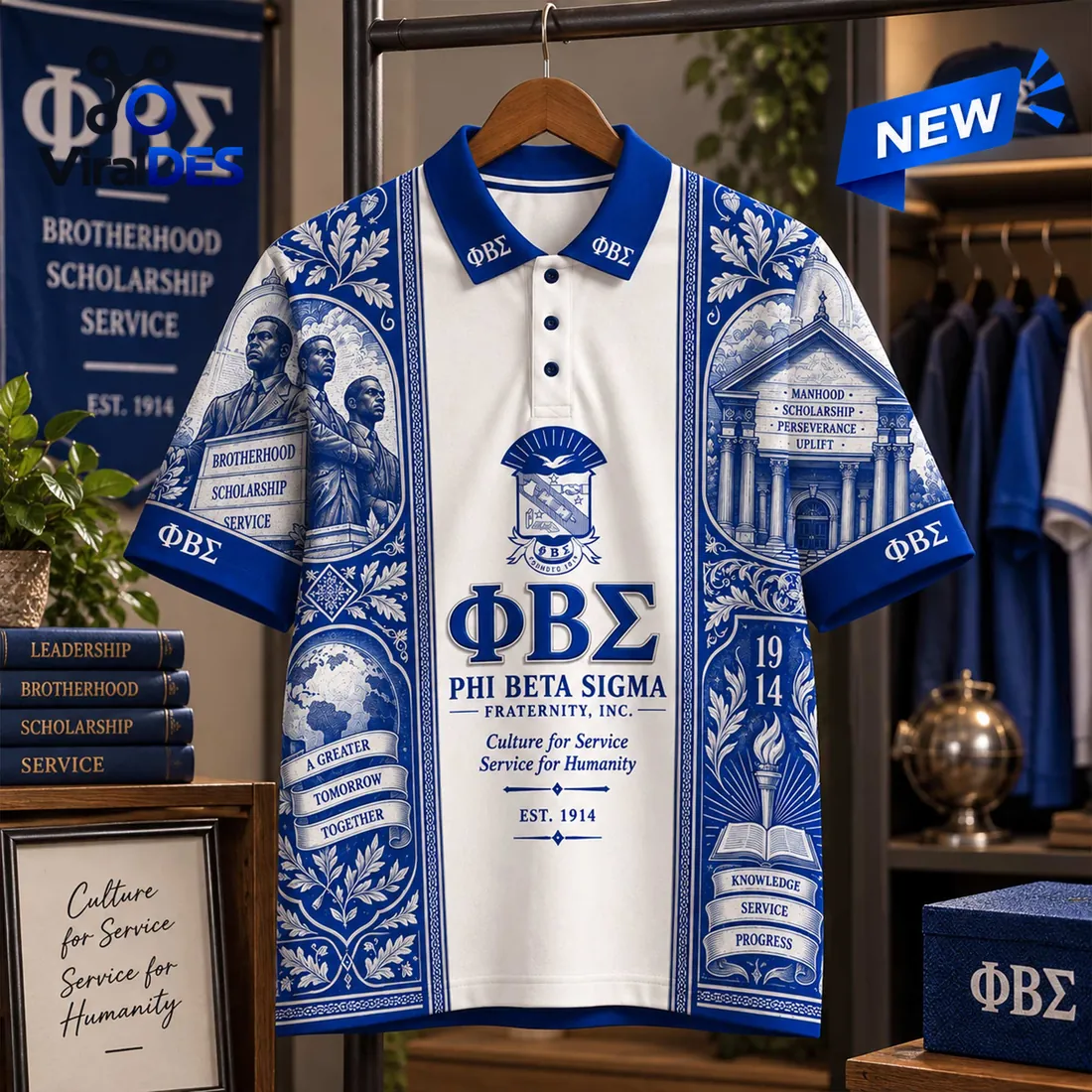 Premium Phi Beta Sigma Fraternity Polo Shirt Premium Phi Beta Sigma Fraternity Polo Shirt