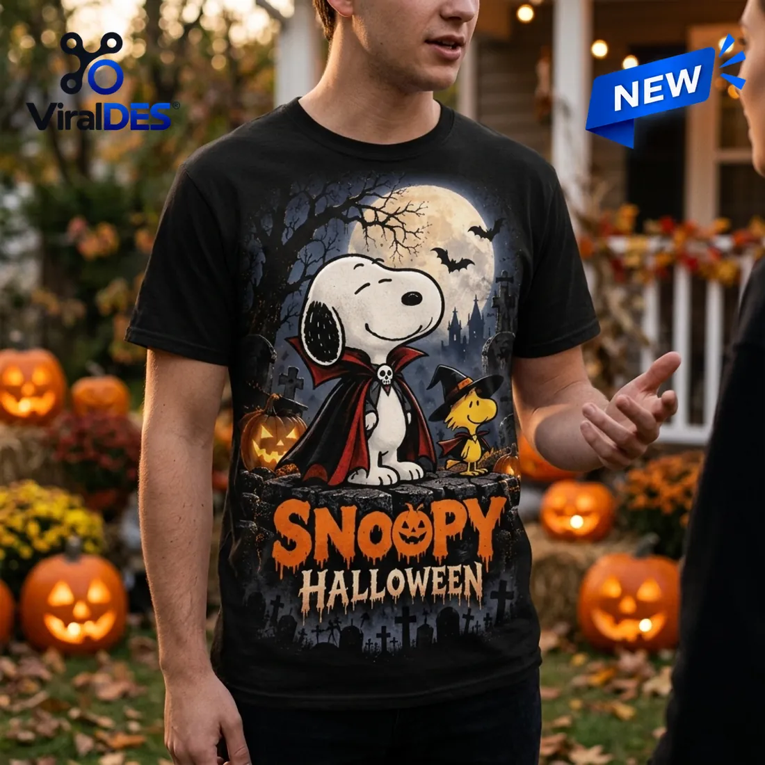 Snoopy Vampire Halloween Black Shirt Snoopy Vampire Halloween Black Shirt