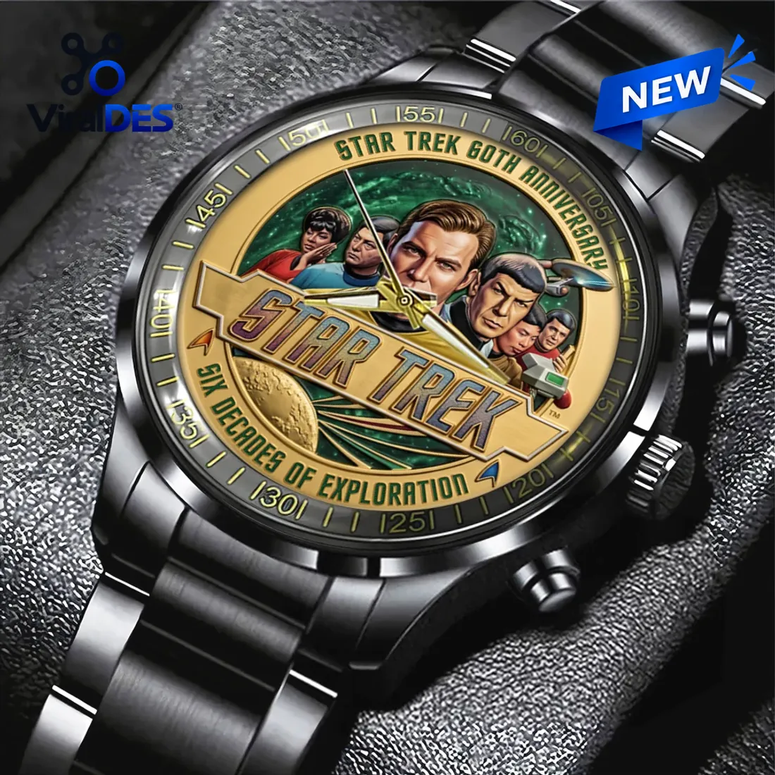 Star Trek 60th Anniversary Black Watch Star Trek 60th Anniversary Black Watch