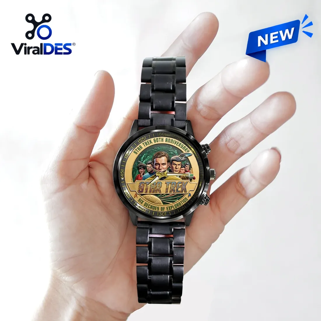 Star Trek 60th Anniversary Black Watch Star Trek 60th Anniversary Black Watch