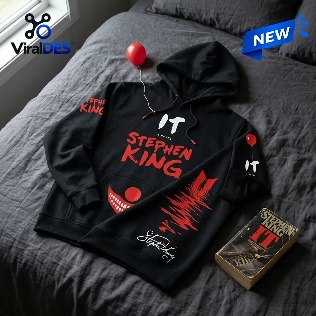 Stephen King IT 40th Anniversary Pullover Hoodie Stephen King IT 40th Anniversary Pullover Hoodie