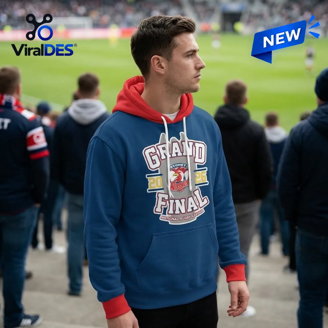 Sydney Roosters Blue Grand Final 2026 Hoodie Sydney Roosters Blue Grand Final 2026 Hoodie