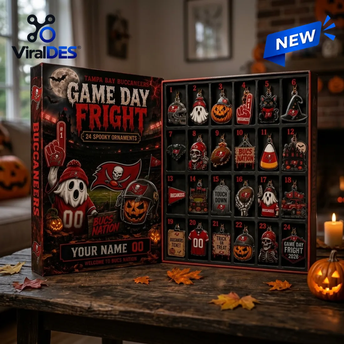 Tampa Bay Buccaneers Halloween 2026 Advent Calendar Tampa Bay Buccaneers Halloween 2026 Advent Calendar
